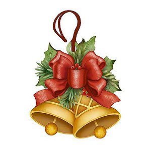 Tag de MDF Sinos 9cm - 01 unidade - Litoarte - Rizzo Embalagens