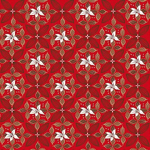 Folha para Ovos de Páscoa Flor de Cacau Vermelho 69x89cm - 05 unidades - Cromus Páscoa - Rizzo Embalagens