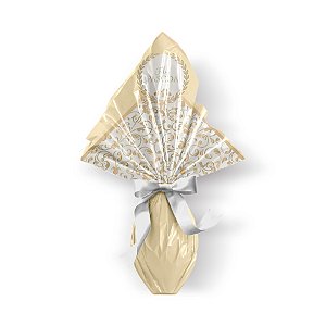 Saco Express 39x39cm para Ovos de 350g a 500g - Royalle Amarelo - 05 unidades - Cromus Páscoa - Rizzo Embalagens