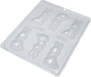 Forma de Acetato Simples - Coelho A - Ref. 217 - BWB - Rizzo Confeitaria