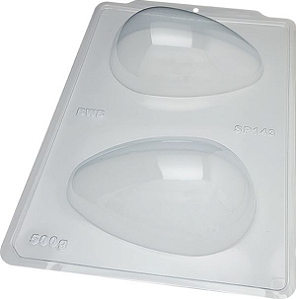 Forma de Acetato Ovo Liso 500g Semiprofissional Simples SP143 - 1 unidade - BWB - Rizzo
