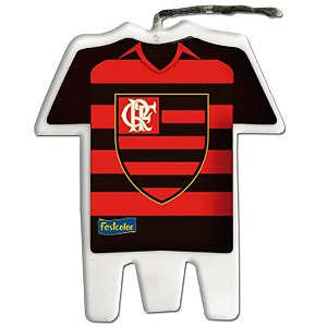 Vela Camisa Festa Flamengo - 1 unidade - Festcolor -  Embalagens e Festas