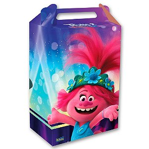 Caixa Surpresa Festa Trolls 2 - 8 unidades - Festcolor - Rizzo Embalagens