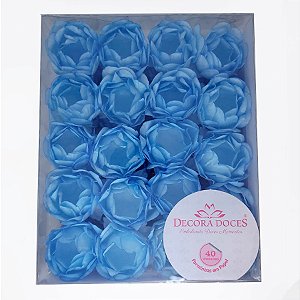 Forminha para Doces Finos - Bela Azul Candy 40 unidades - Decora Doces - Rizzo Festas