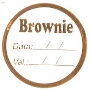 Etiqueta Brownie - 100 unidades - Decorart - Rizzo Embalagens