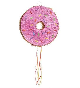 Pinhata Para Festa Infantil Formato Donuts 32cm 01 unidade - Cromus - Rizzo Festas