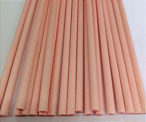Vareta de Fibra para Difusor - G - 25cm - Salmão - 20 Unidades
