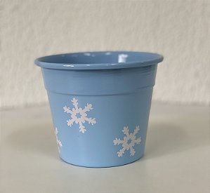 Vaso Floco de Neve - Azul - P, M ou G -  Lumax - Rizzo Festas