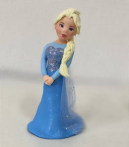 Enfeite Biscuit Elsa Frozen - 01 Unidade - Rizzo Festas