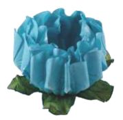 Forminha para Doces Finos - Rosa Maior Azul Piscina - 40 unidades - Decora Doces - Rizzo Festas
