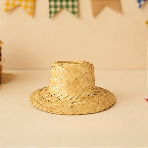 Forminha para Doces - Mini Chapéu de Palha Festa Junina - 12x4cm - 01 unidade - Rizzo