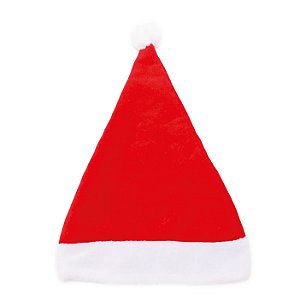 Gorro Papai Noel Vermelho/Branco - 01 unidade - Cromus Natal - Rizzo Embalagens