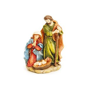 Sagrada Família de Resina - 01 unidade - Cromus Natal - Rizzo Embalagens