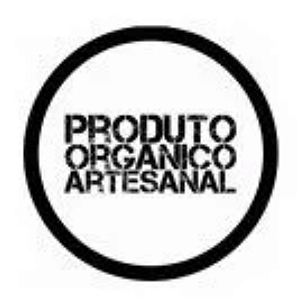 Carimbo Artesanal Produto Organico Artesanal - G - 6,0x6,0cm - Cod.RI-007 - Rizzo Confeitaria