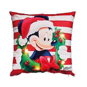 Almofada LED Mickey Vermelho Disney - 01 unidade - Cromus Natal - Rizzo Embalagens