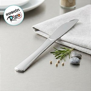 Faca Refeição Premium Prata - 10 unidades - Rizzo