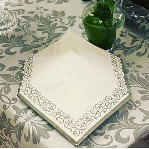 Guardanapo estampado folha dupla - 20 unidades - Ref.GE33071 - 33x33 cm - Rizzo