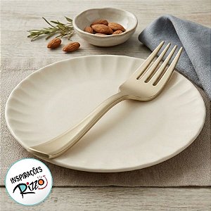 Mini Garfo Premium Dourada - 20 unidades - Rizzo