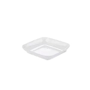 Mini Prato Boleado Branco - 12 un  - 6 cm - Silver Festas