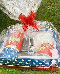 Kit Dia das Crianças Mulher Maravilha - 01 unidade  - Cromus - Rizzo Embalagens