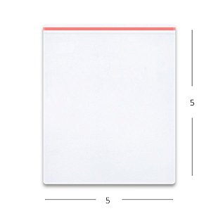Saco Adesivado sem Furo - 5x5cm - Rizzo
