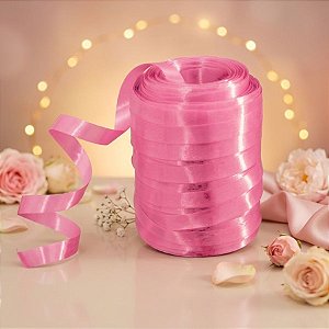 Rolo Fitilho Rosa Bebê - 5mm x 50m - EmFesta - Rizzo Embalagens