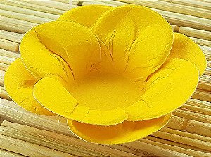 Forminha para Doces Floral Leka Colorset Amarelo Ouro - 40 unidades - Decorart - Rizzo Embalagens