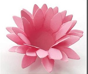 Forminha para Doces Floral Lee Colorset Rosa Escuro - 40 unidades - Decorart