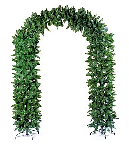 Arco Festão Verde com 1466 Hastes 250cm - 01 unidade - Cromus Natal - Rizzo