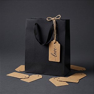 Tag Decorativa - Kraft com Furo - 4,5x7cm - 10 Unidades - Rizzo