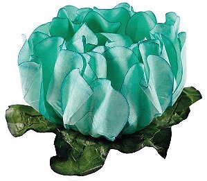 Forminha para Doces Finos - Rosa Maior Verde Água - 40 unidades - Decora Doces - Rizzo Festas