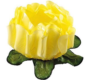 Forminha para Doces Finos - Rosa Maior Amarelo Claro - 40 unidades - Decora Doces - Rizzo Festas