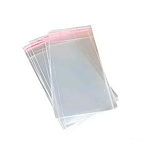 Saco Adesivado com furo - 9 x 13cm x 2 - Rizzo