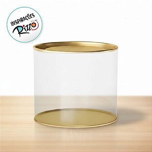 Lata Clean - Transparente - 18x16,5cm - 1 Unidade - Cromus - Rizzo