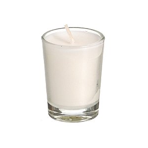 Vela Aroma Vanilla Off White 22g- 01 unidade - Cromus Natal - Rizzo Embalagens