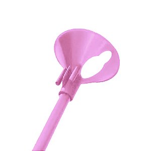 Kit Suporte para Balão 33cm - Lilás Candy - 10 Unidades - Rizzo Balões