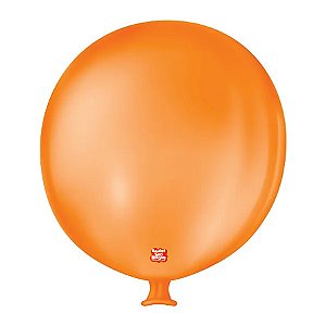 Balão de Festa Látex Gigante - Laranja Mandarim - 01 Unidade - São Roque - Rizzo Balões