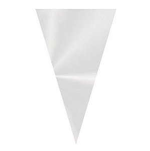 Mini Cone Festa Transparente - 14x23cm - 50 unidadas - Cromus - Rizzo