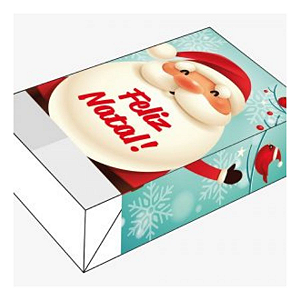 Caixa Divertida Feliz Natal Passarinhos Ref. 1144 - 6 doces - 10 unidades - Erika Melkot - Rizzo Embalagens