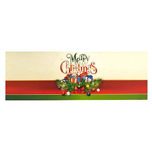 Cinta Mini Panetone Laço - Merry Christmas - 05 unidades - Erika Melkot - Rizzo