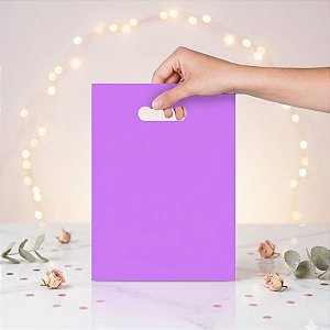 Sacola Boca de Palhaço 40x50cm - Lilas - 25 unidades - Magnatech