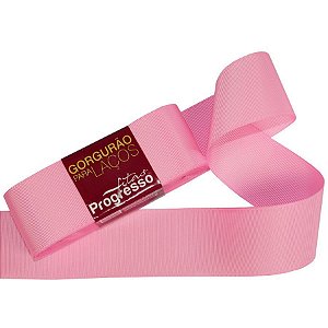 Fita Gorgurão Progresso 38mm nº9 - 10m Cor 1365 Rosa Iogurte - 01 unidade