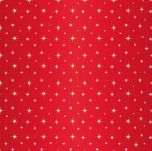 Saco Presente 35x54cm Estrela Guia Vermelho - 10 unidades - Cromus - Rizzo Embalagens