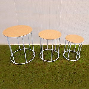 Estrutura Kit Cilindro Desmontável - Kit com 3 Peças - Rizzo Festas