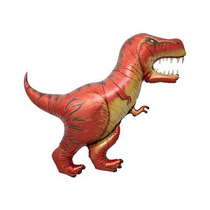 Balão de Festa Microfoil 47" 120cm - Dinossauro T Rex - 01 Unidade - NorthStar Balloons