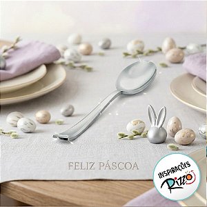 Mini Colher Premium Prata 9,5 cm - 24 un - Rizzo