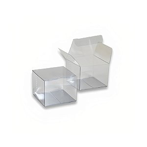 Caixa Transparente de Acetato Ref. Caneca - 10x10x10 - 10 unidades - CAC - Rizzo