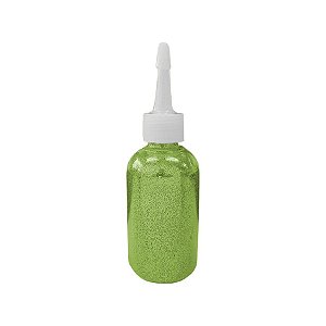 Tubo de Glitter para Balão - verde lima - 01 Unidade - Rizzo Embalagens