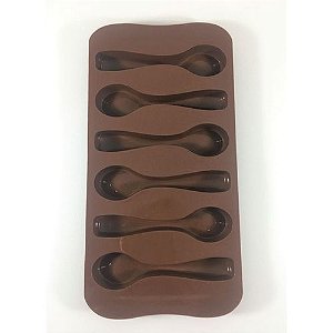 Forma Silicone Chocolate Colher - Eco Lumi - Rizzo Embalagens