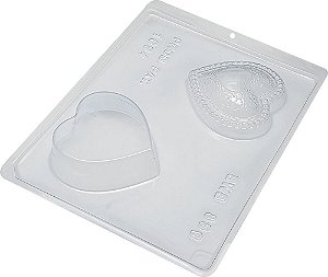 Forma de Acetato Especial - Coração Porta Jóias - Ref.1094 - BWB